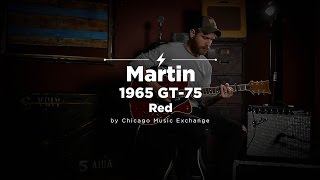 Video thumbnail for Martin 1965 GT-75 Red | CME Quick Riffs | Shelby Pollard by Chicago Music Exchange