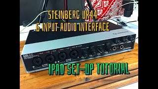 Video thumbnail for Steinberg UR44 - 6 Input Audio Interface - Set Up Tutorial for the iPad by The Sound Test Room