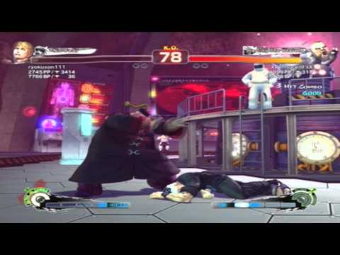 ryokuson111 [Cody] Vs XxInnocentxX [Rufus] SSF4 Arcade Edition Ranked Match