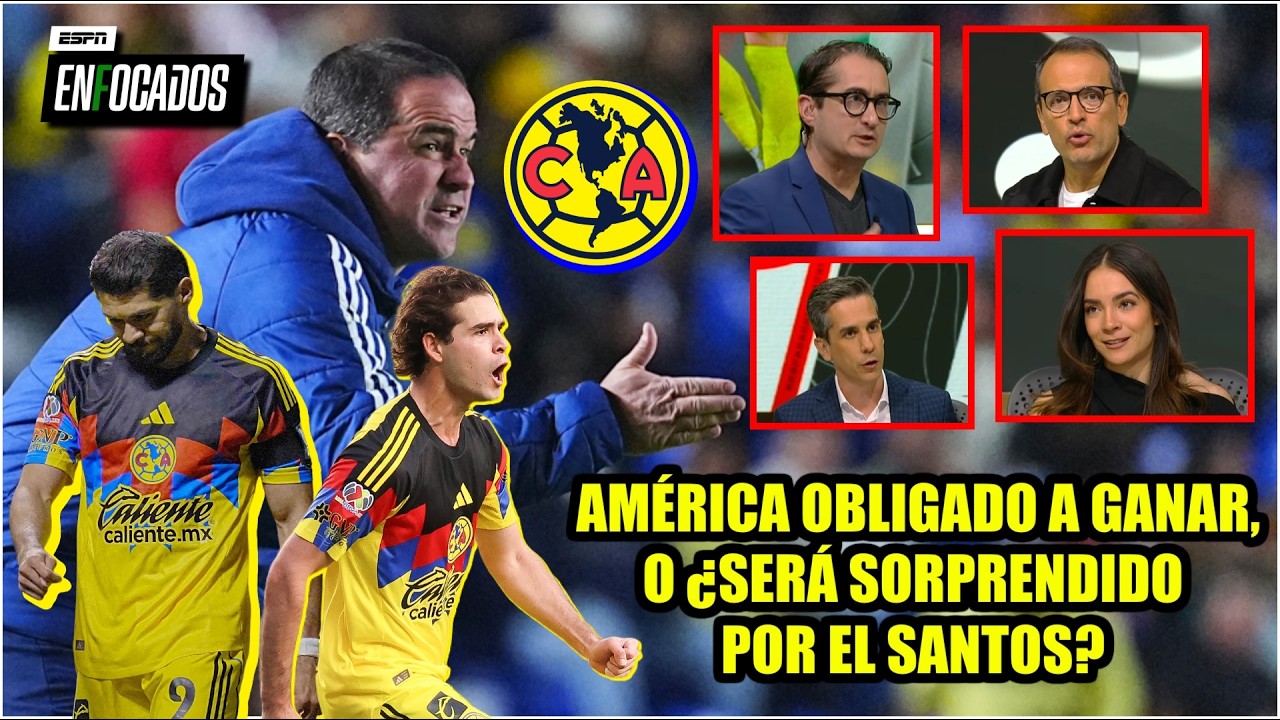 AMÉRICA enfrentará duelo vs SANTOS COJO sin Henry Martín ¿Pato Salas es buena opción? | Enfocados