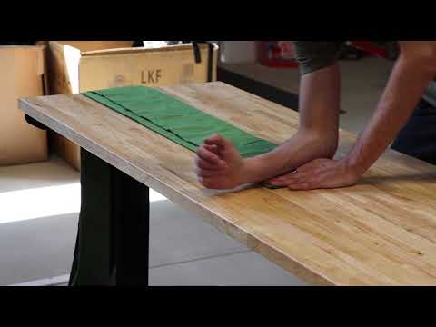 How to roll up a Static V sleeping pad