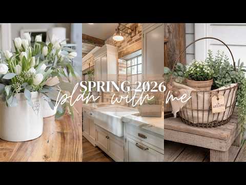2026 SPRING DECOR PLAN WITH ME // HOW I PLAN TO DECORATE FOR SPRING // CHARLOTTE GROVE FARMHOUSE