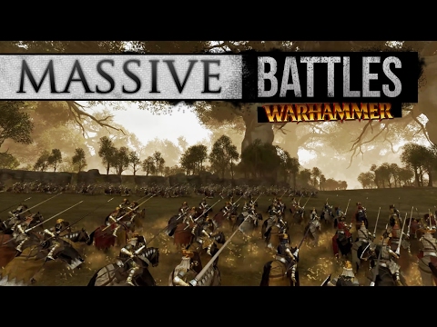 The Bretonnian Crusade on Athel Loren - Insanely Fun Fight (Massive Battles)