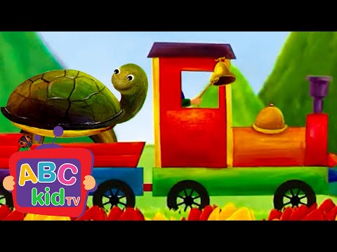The Animal Train Song | T is for Turtle | ABC Kid TV Nursery Rhymes & Kids Songs