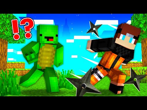 NINJA Speedrunner VS Hunter in Minecraft - Maizen JJ and Mikey