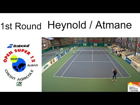 Victory of Heynold (GBR) over Atmane (FRA) - (6/0 6/2) Open Super 12 Auray - Boys Single 1st Round