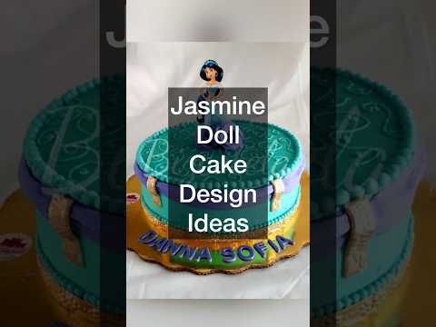 💃DISNEY PRINCESS JASMINE DOLL CAKE #jasminecakedesign #jasminedoll #dollcakedesign #girlscakedesign