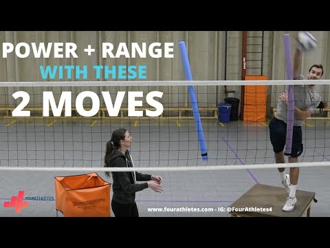 Start attacking the volleyball with POWER AND RANGE with these 2 moves!