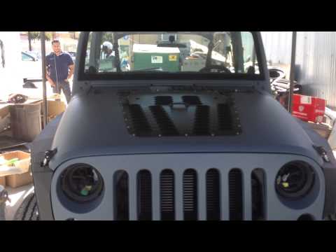 Jeep Punisher Edition Ep.13 - JK Wrangler Poision Spyder Hood Cowel XRC Body Armor LED Tail Lights