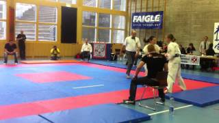 preview picture of video 'Ichi Geki Cup 2012 Wettingen - Finale Frauen -60kg 1. Runde'