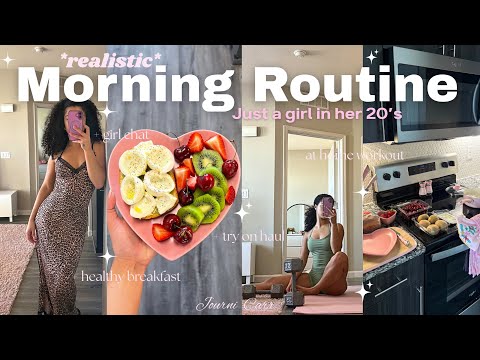  *realistic* morning routine as a self employed girly in her 20’s 🩷