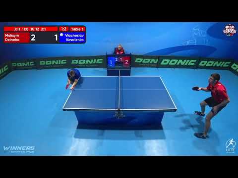 13:30 Maksym Deineha 1 - 3 Viacheslav Kovalenko West 3 WIN CUP 11.12.2022 | TABLE TENNIS WINCUP
