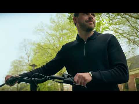 Voltano XXXL Fietszadel Cross - Zwart - Uitsparing