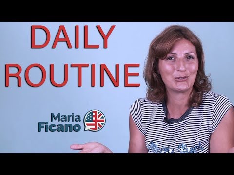 Imparare l'inglese - Daily routine (Routine quotidiana)