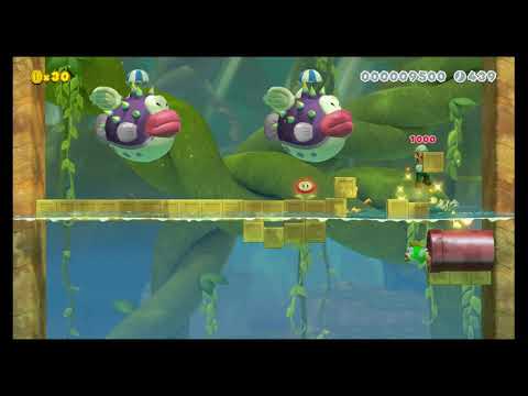 Mario maker 2 level: hot garbage ft, porcupuffer