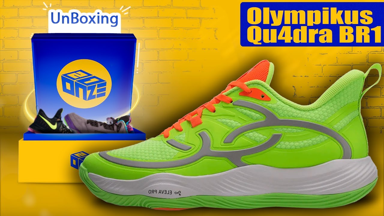 Unboxing Olympikus Qu4dra BR1 | Da pra usar tênis de vôlei pra jogar Basquete?