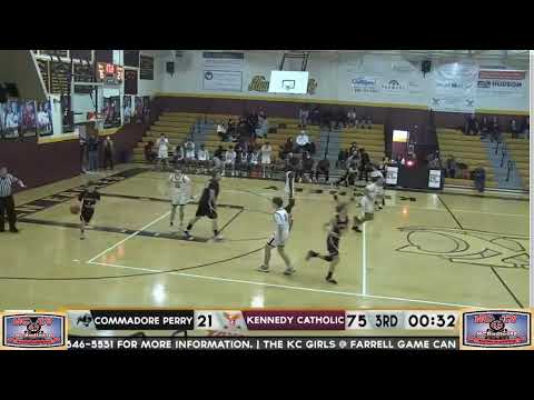 NCTV45 Presents High School Basketball  COMMODORE PERRY VS KENNEDY CATHOLIC VARSITY JAN 13 2022