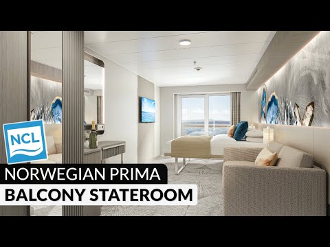 Norwegian Prima | Balcony Stateroom Walkthrough Tour & Review 4K | NCL PR1MA Category BA, BB, BF