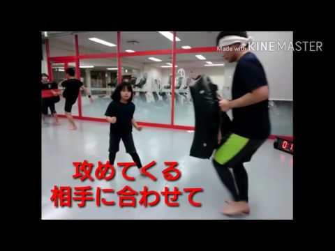 止める前蹴り  つくば下妻キックボクシング