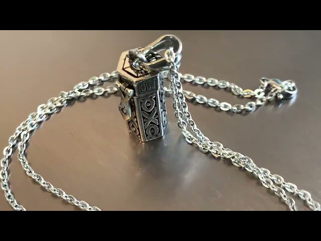 Vídeo relacionado con PROSTEEL Colgante para Cenizas Arbol de la Vida Acero, Collar Lleva Cenizas Relicario Cremacion Recuerdo Memorial (Color Platino)
