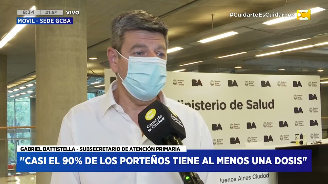 COVID-19: El 79% de los porteños ya tiene dos dosis