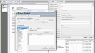 4. Create Tag field and Importfile into LAW