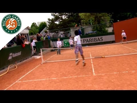 Jouez au mini-tennis à Roland-Garros !