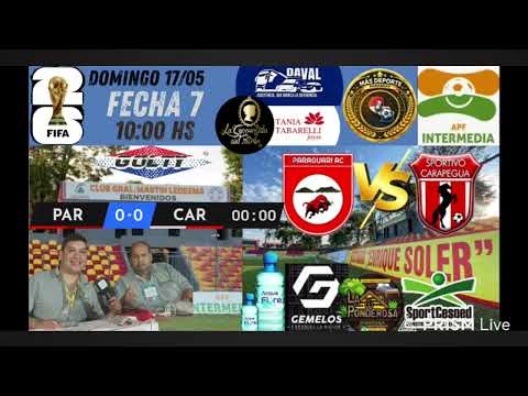 PARAGUARI AC VS SP CARAPEGUÁ  -  FECHA 7  - INTERMEDIA 2026 PARAGUAY