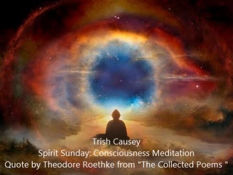Spirit Sunday: Consciousness Meditation - Quote by Theodore Roethke from 