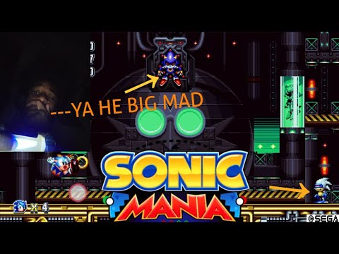 [SONIC MANIA][#4]:METAL SONIC MAD AT ME CAUSE HE LOST LIKE 8 YEARS AGO SO HE BROUGHT HIS COUSIN