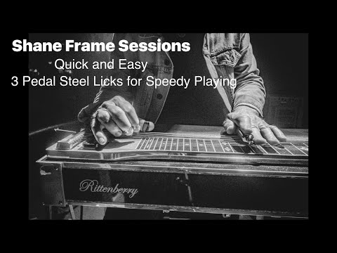 Quick and Easy: 3 Pedal Steel Licks for Speedy Playing #tutorial #pedalsteelguitar #lesson