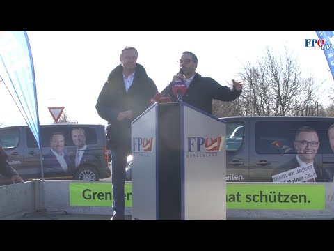 Herbert Kickl bei der Protestkundgebung im Burgenland: „Wir brauchen keine neuen Asylheime“!