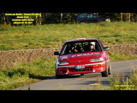 Ferenczak Daniel / Banach Grzegorz - Honda Civic - Jesienny Super Sprint Libusza 03-10-2021