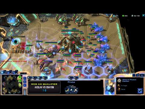 Axslav vs Crayon - Game 2 - WCS AM Challenger League Qualifier