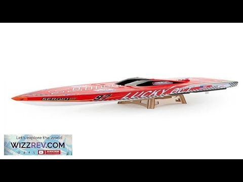 TFL 1126 880mm Lucky OCT 2.4G 120A ESC Brushless RC Boat w/ Review