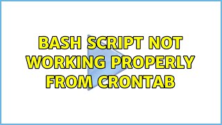 Ubuntu: Bash script not working properly from crontab
