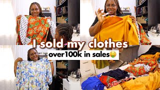 How To Sell Your Clothes Online | I Made Over A 100k In A Few Hours | VLOGMAS