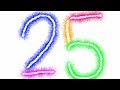 NEW Counting To 25 Counting 1 To 25 By 1 S Writing Numbers For Kids 1 25 Preschool Kindergarten