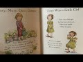Nursery Rhymes Mary Mary Quite Contrary There Was A Little Girl
