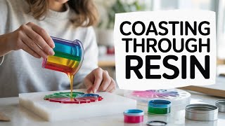 388|What I Learned from Making a 3D Bloom Resin Coaster