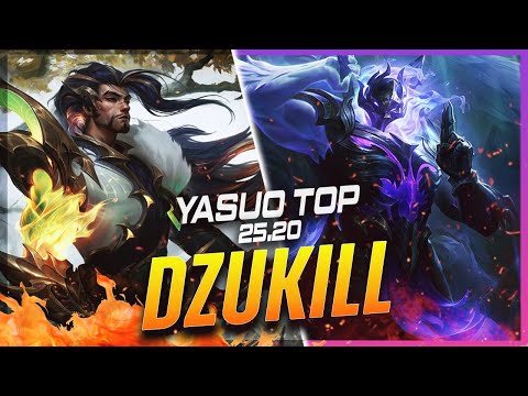 Dzukill - Yasuo vs Shen TOP Patch 25.20 - Yasuo Gameplay