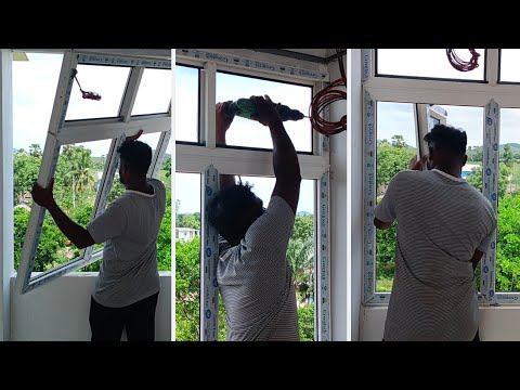 "Watch Us Install a Casement Double Open Window in Just 2 Minutes! 🔨 Fast Forward Magic!"