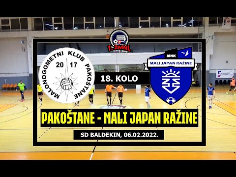 ŽMNL: PAKOŠTANE - MALI JAPAN RAŽINE  3:2, 06.02.2022.