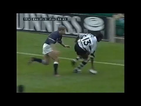 Viliame Satala try vs England 1999