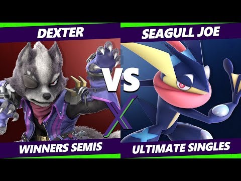S@X 340 Winner Semis - Seagull Joe (Greninja, Palutena) Vs. Dexter (Wolf) Smash Ultimate - SSBU