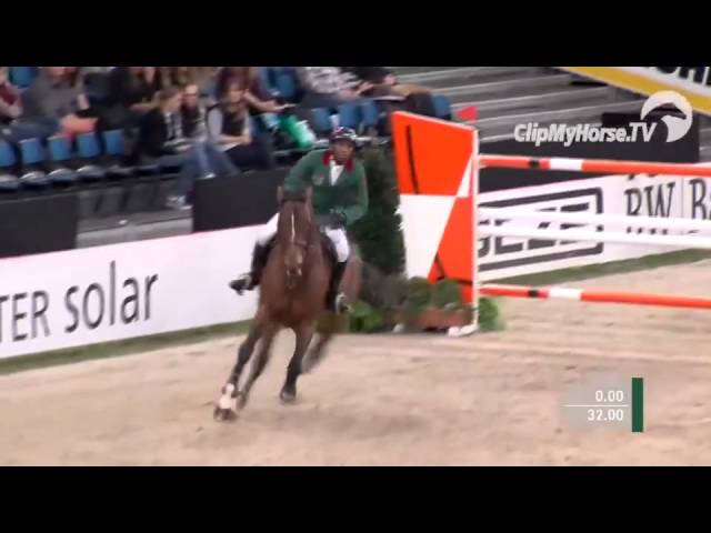 Full brother of the mother of this frozen embryo is the Grand Prix CSI 1.60m stallion Quickly de Kreisker with rider Abdelkebbir Quaddar