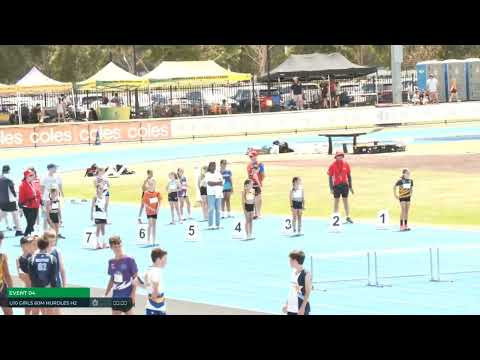 Girls U10 60m Hurdles Heat 2: 2025/26 State Combined Event Championships