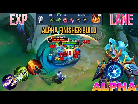 ⚡ Alpha vs Thamuz – Non-Stop EXP Lane Fight ! Best emblem for alpha