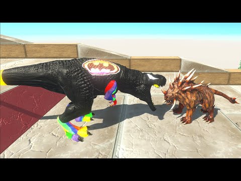 Hunting found Jurassic world BATMAN T-REX VS FLASH DRAGON & GREEN LANTERN BRACHIOSAURUS