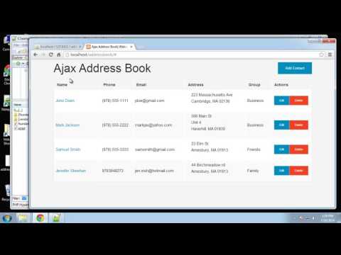 Learn How to Create an Address Book Using PHP and MySQL - Part 4